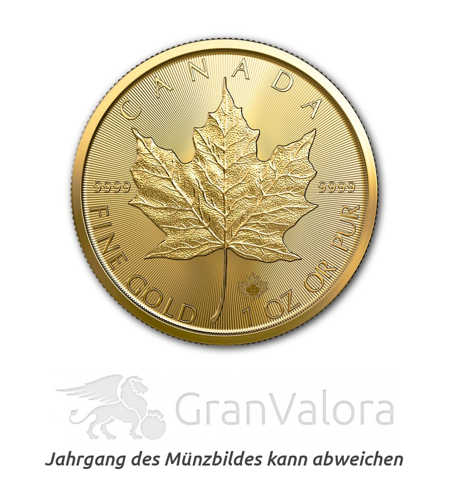 1 Unze Gold Maple Leaf
