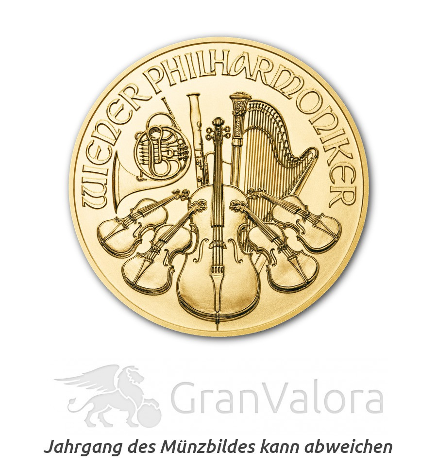 1 Unze Gold Wiener Philharmoniker